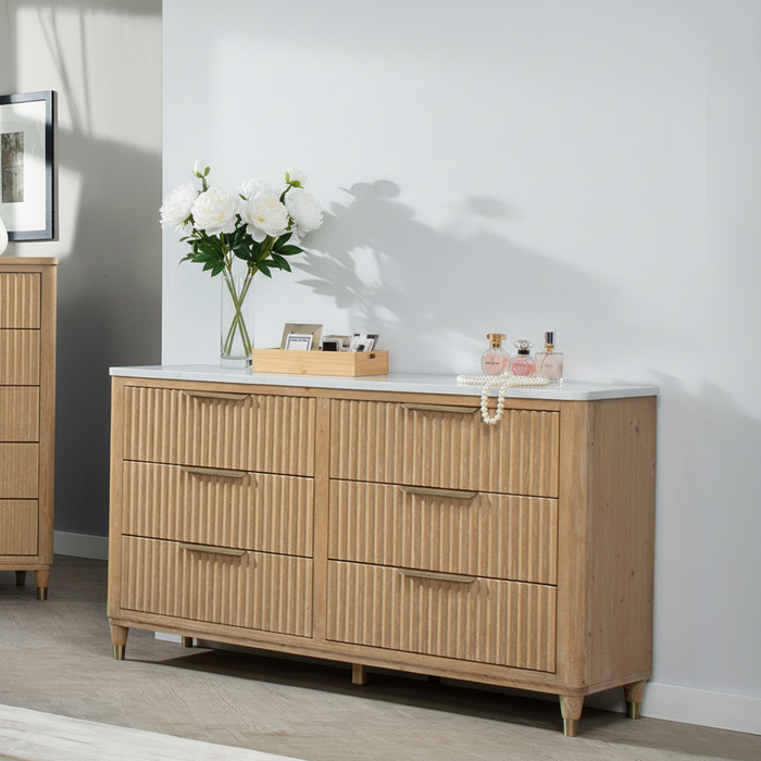 Kara - Dresser - Cerused Natural
