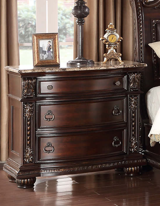 Stanley Nightstand - Dark Cherry