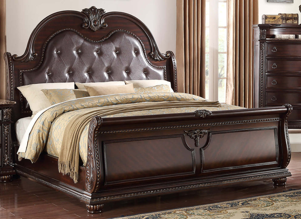 Stanley Bed - Available in Cherry or Oak