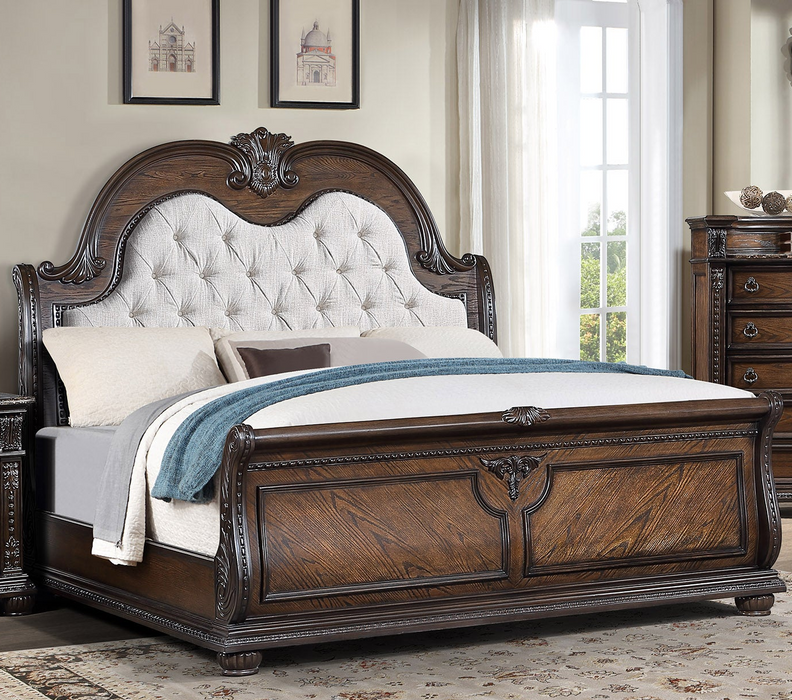 Stanley Bed - Available in Cherry or Oak