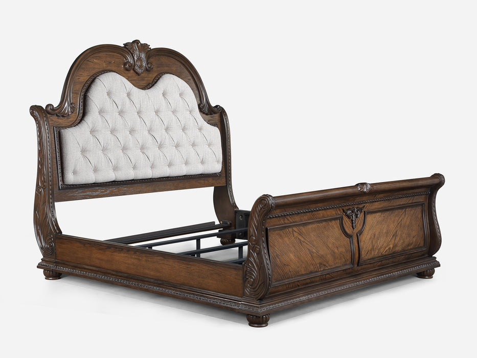 Stanley Bed - Available in Cherry or Oak