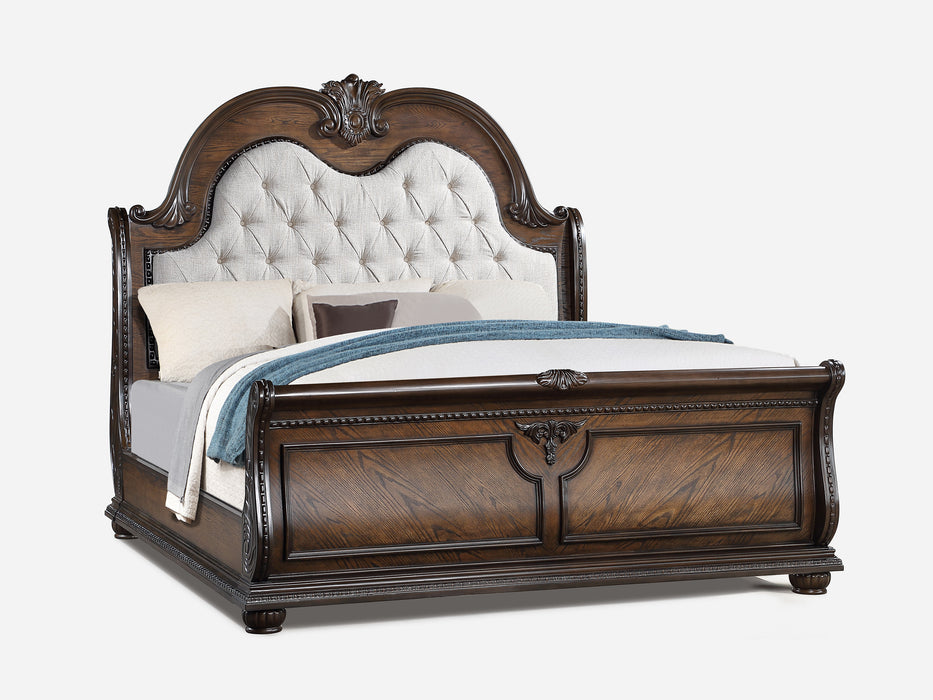 Stanley Bed - Available in Cherry or Oak