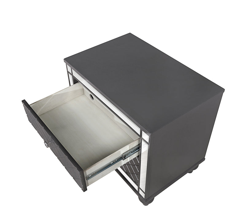 Refino Nightstand In Gray