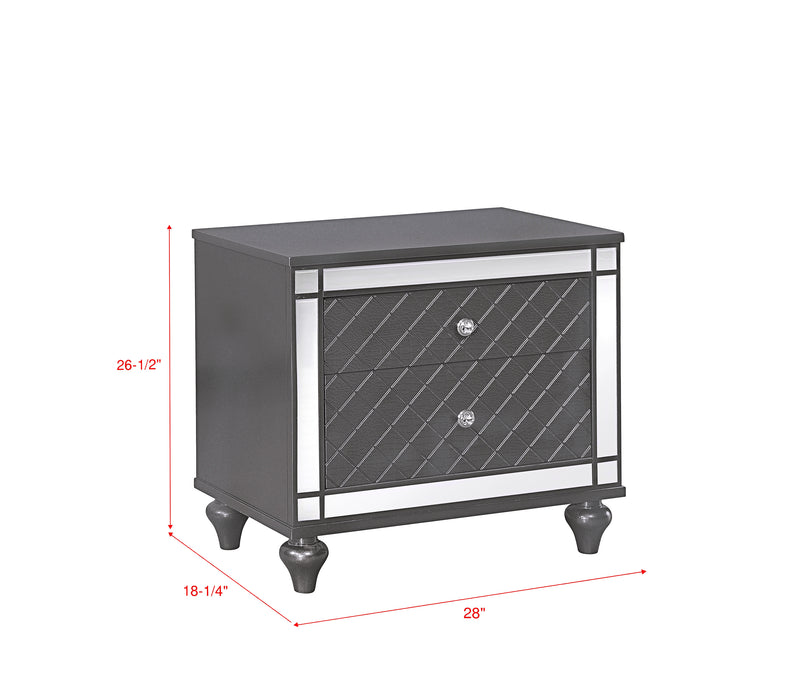 Refino Nightstand In Gray
