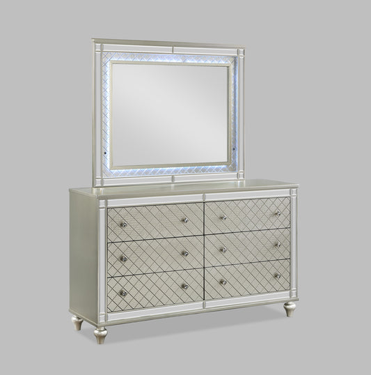 Cristian - Dresser & Mirror - Champagne