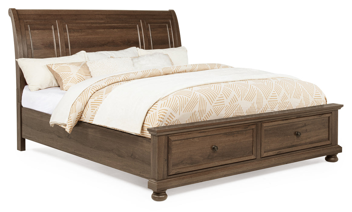 Claribelle Dark Cherry or Whitewash Bedroom Suites
