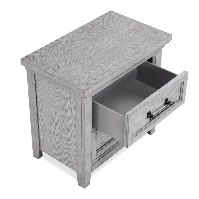 Beckett - Nightstand - Greige or Brown