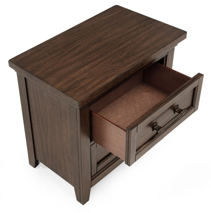 Beckett - Nightstand - Greige or Brown