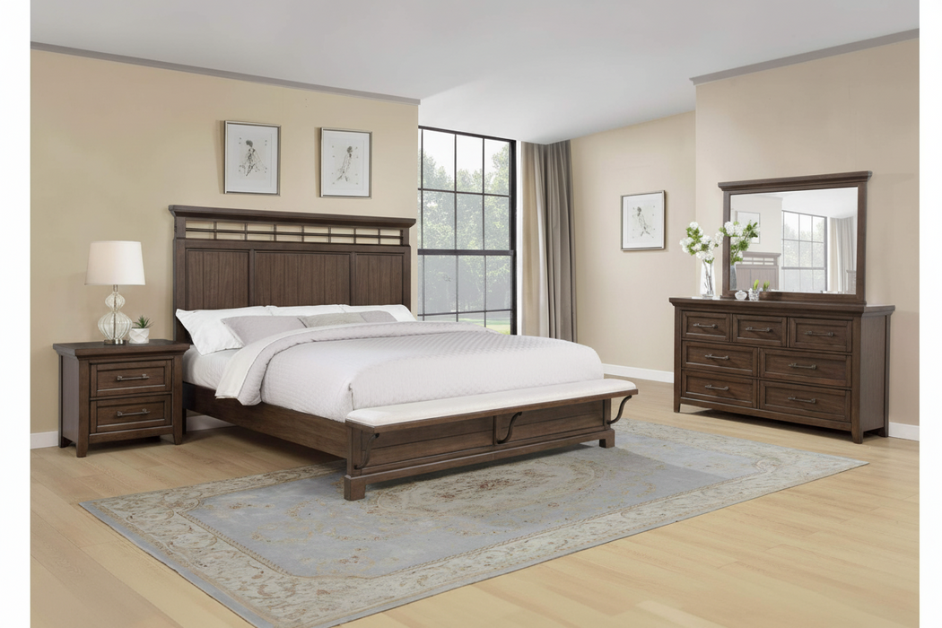 Beckett Bedroom Suites in Gray or Brown