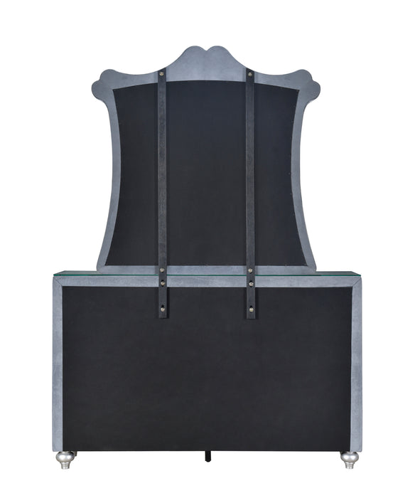 Cameo - Dresser & Mirror - Gray