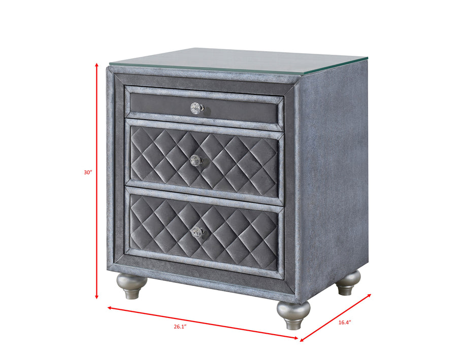 Cameo - Nightstand - Gray