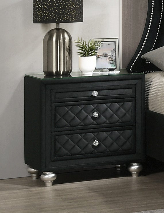 Cameo Black Night Stand