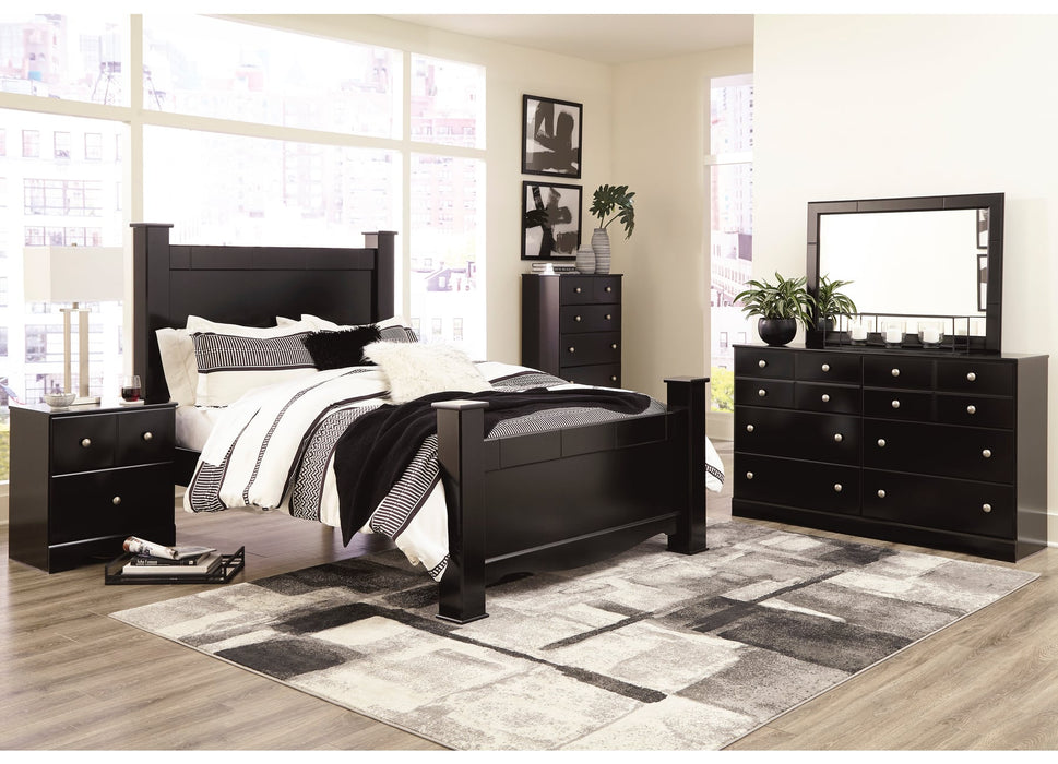 Mirlotown Almost Black 5 Pc Bedroom Set