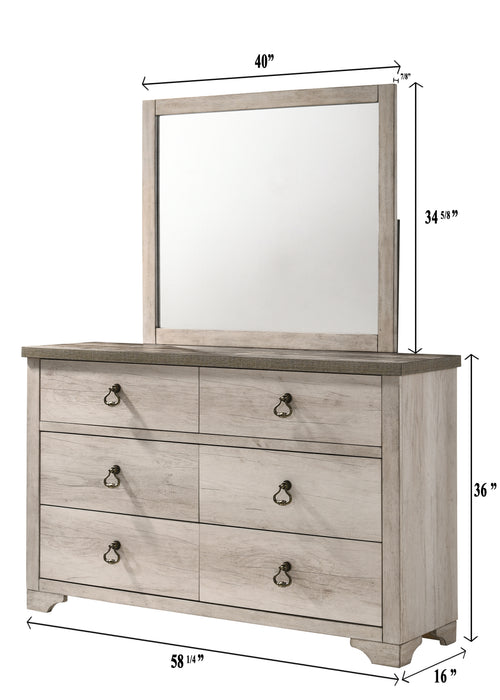 Patterson Dresser In Driftwood Grey