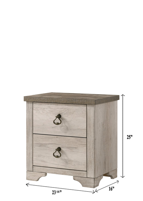 Patterson Nightstand In Driftwood Grey