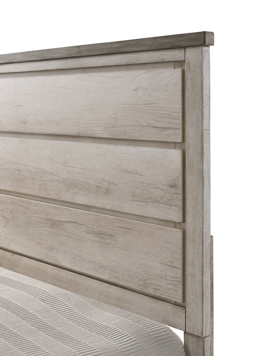 Patterson Panel Bed In Driftwood Grey