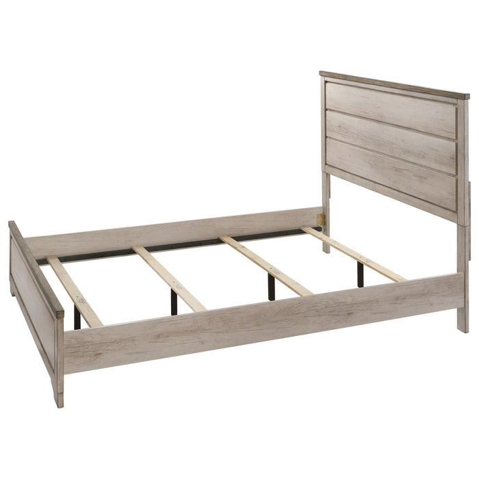 Patterson Panel Bed In Driftwood Grey