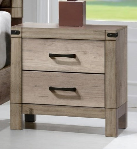 Matteo 2 Drawer Nightstand