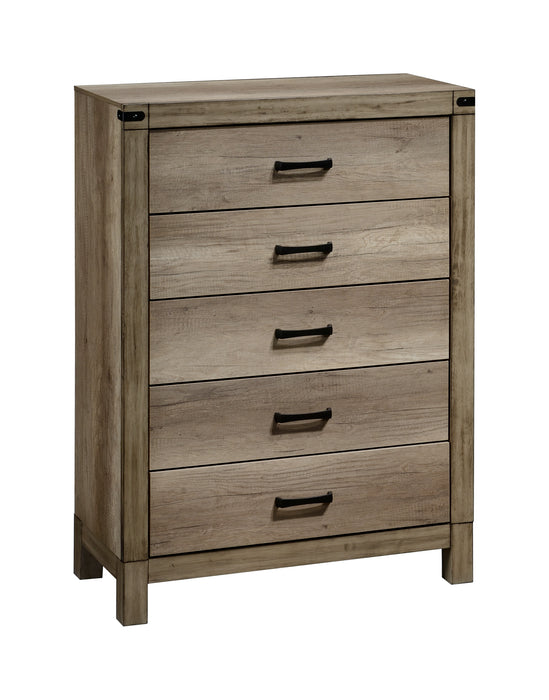 Matteo Weathered Gray 5 Drawer Chest