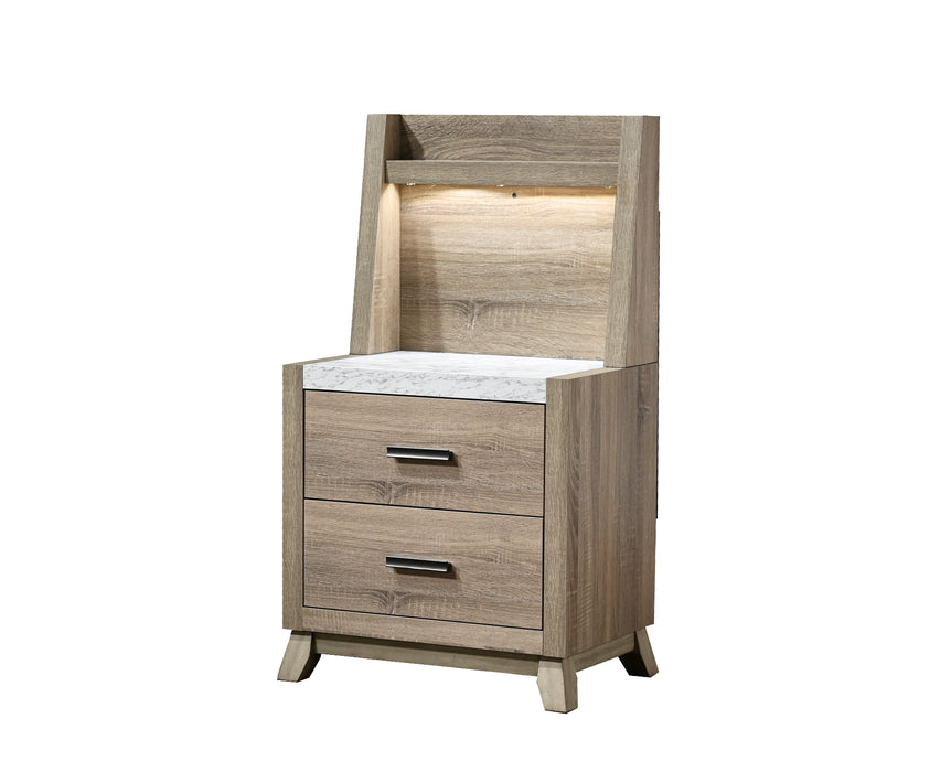 Tilston Nightstand W/Wall Panel