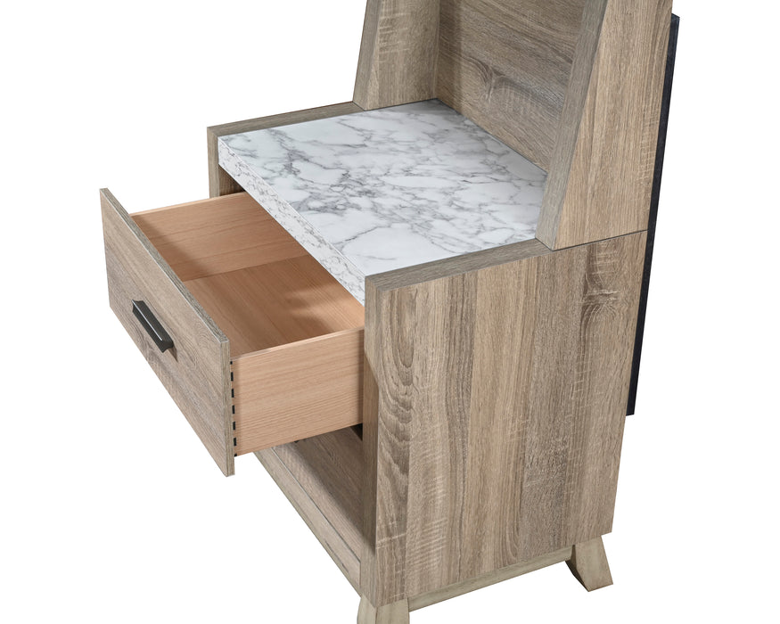 Tilston Nightstand W/Wall Panel