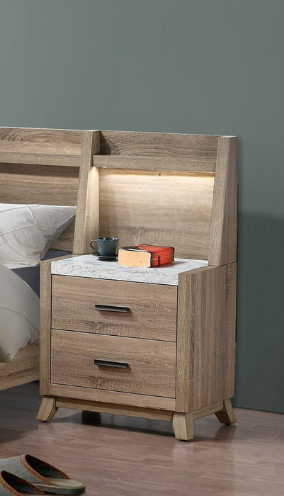 Tilston Nightstand W/Wall Panel