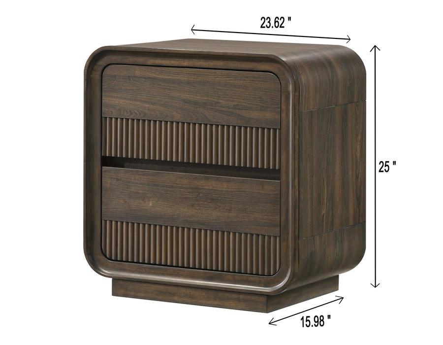 Kinkaid 2 Drawer Nightstand