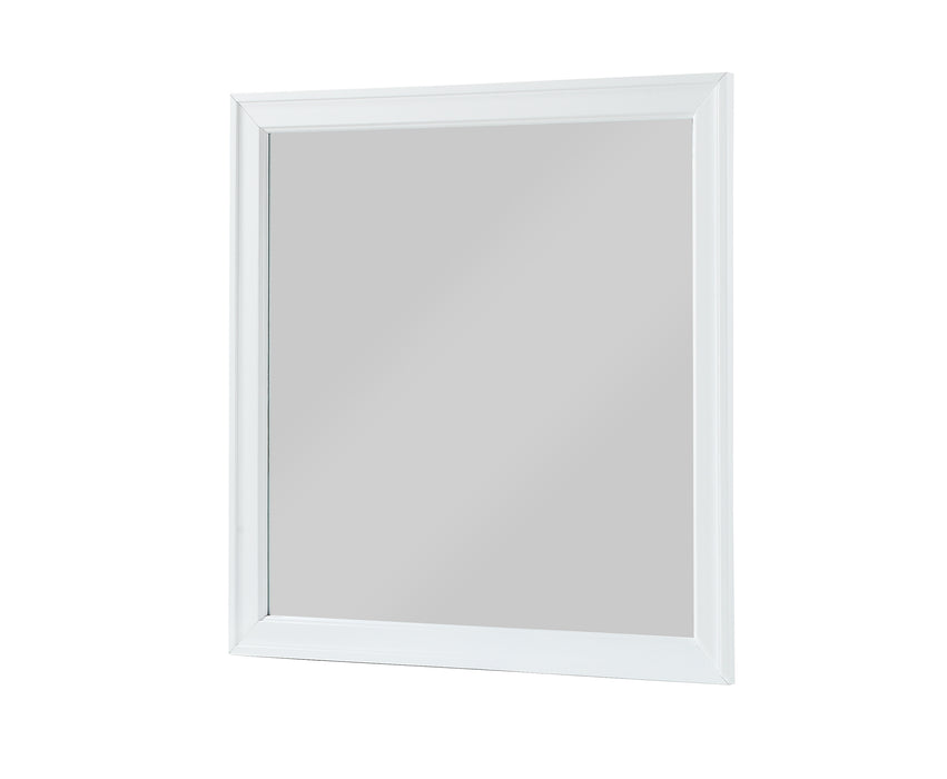 Louis Philip - Dresser & Mirror - White