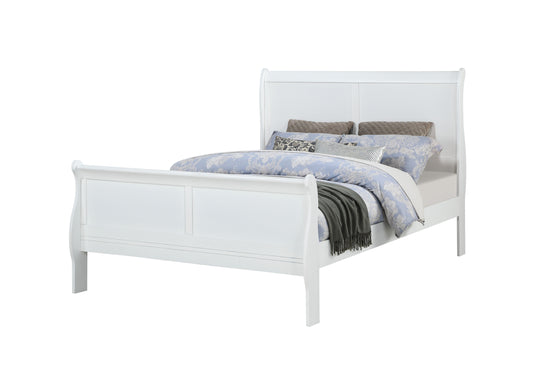 Louis Philip - Full Bed - White