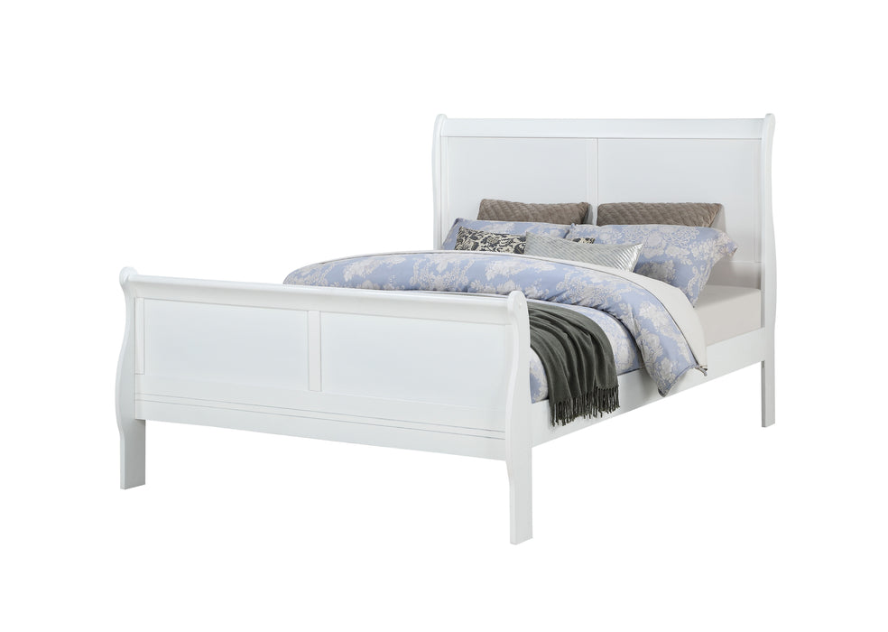 Louis Philip - Full Bed - White