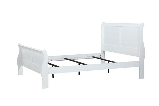 Louis Philip - Full Bed - White