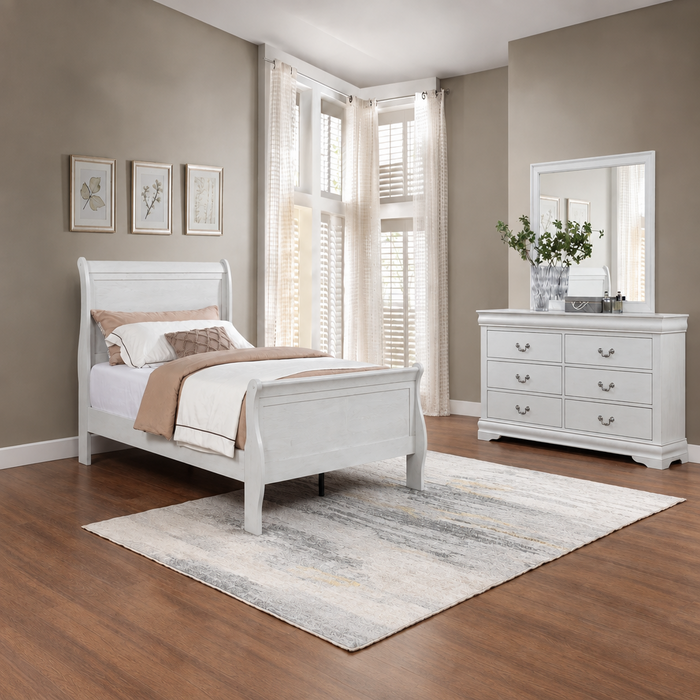 Louis Philip Greige Bedroom Sets by Crown Mark