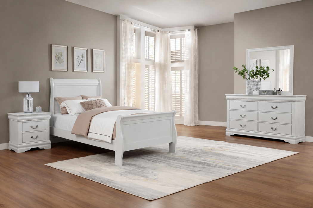 Louis Philip Greige Bedroom Sets by Crown Mark