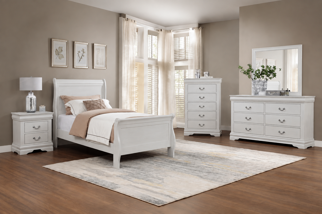 Louis Philip Greige Bedroom Sets by Crown Mark