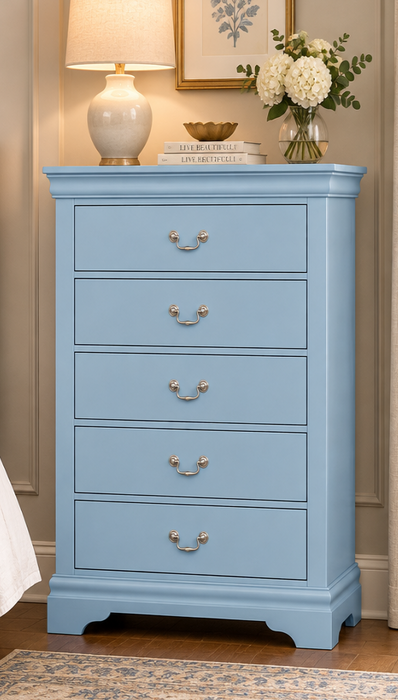 Louis Philip Drawer Chest - 5 Color Choices