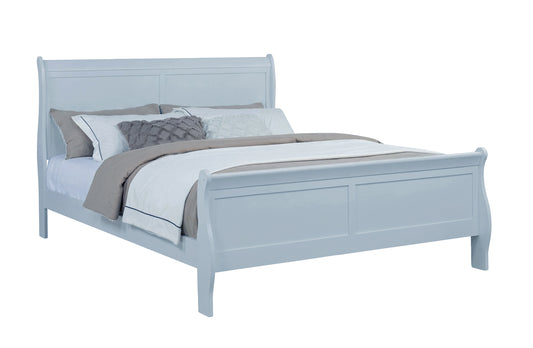 Louis Philip - King Bed - Blue