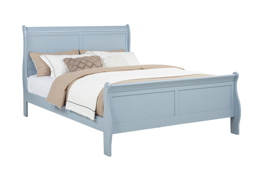Louis Philip - Queen Bed - Blue