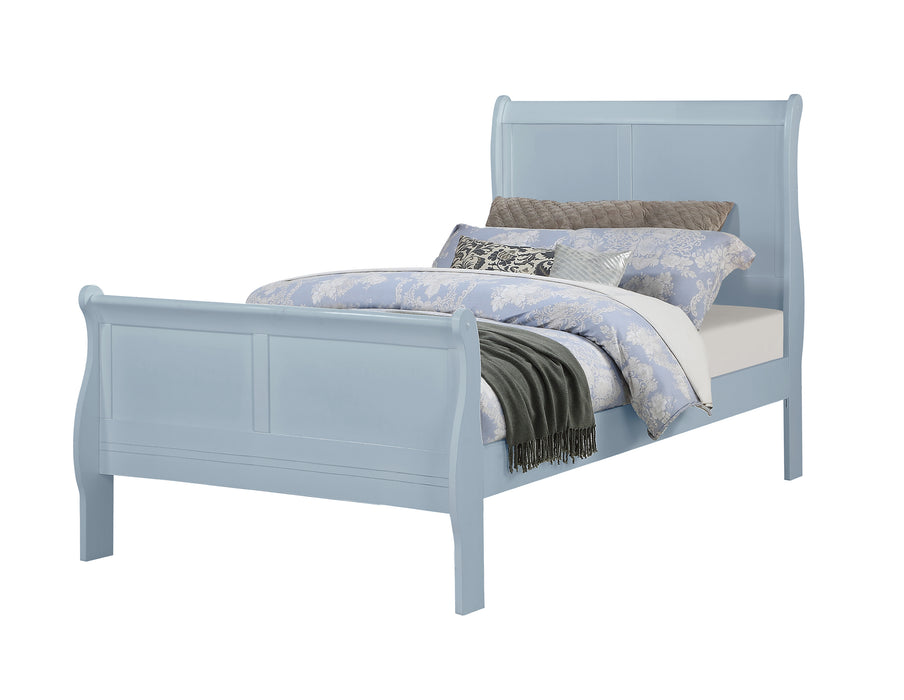 Louis Philip Blue Bedroom Sets by Crown Mark