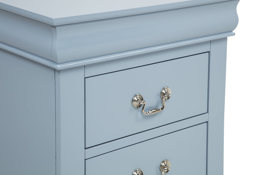 Louis Philip - Nightstand - Blue