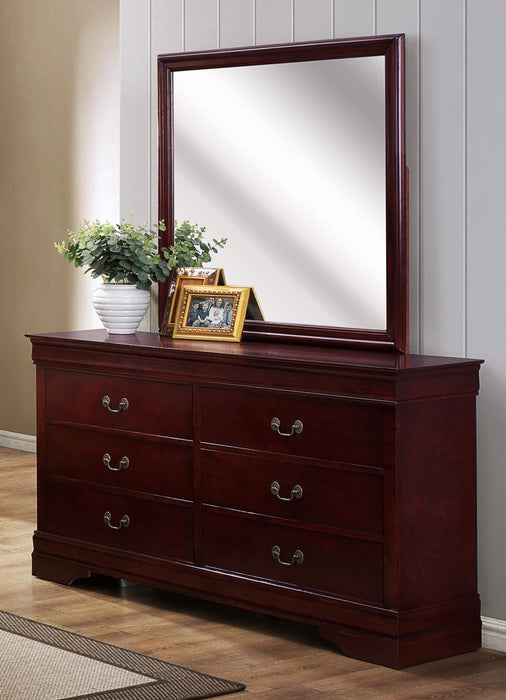 Louis Philip Cherry Bedroom Sets by Crown Mark
