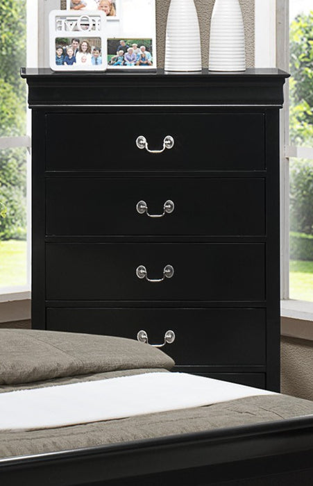 Louis Philip Black Bedroom Sets by Crown Mark