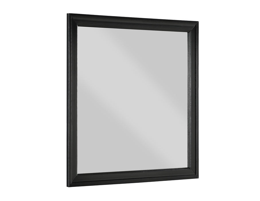 Louis Philip - Dresser & Mirror - Black