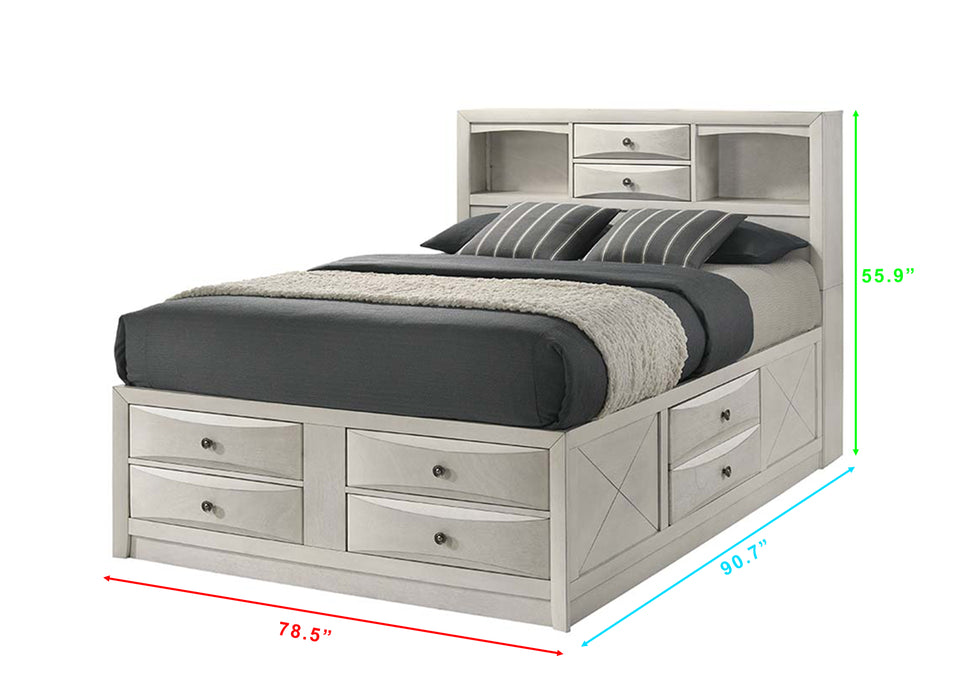 Emily - King Bed - Black