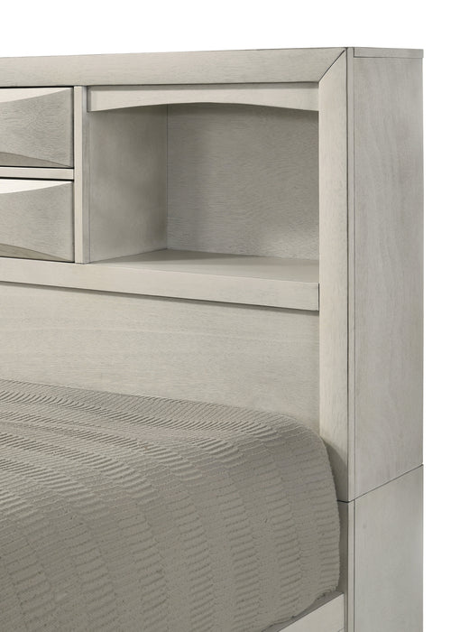 Emily - King Captains Bed - White