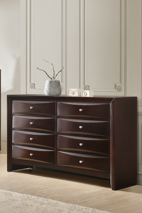 Emily - Dresser 8 Drawers - Cherry
