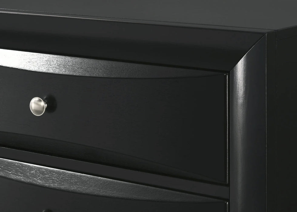 Emily - Dresser 8 Drawers - Black