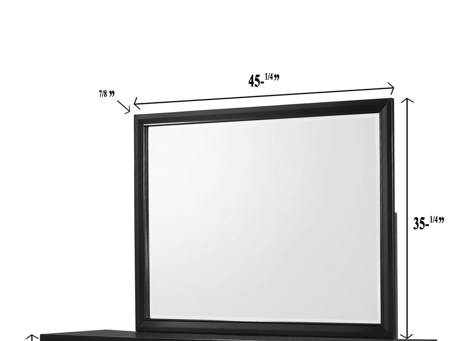 Micah Mirror In Black