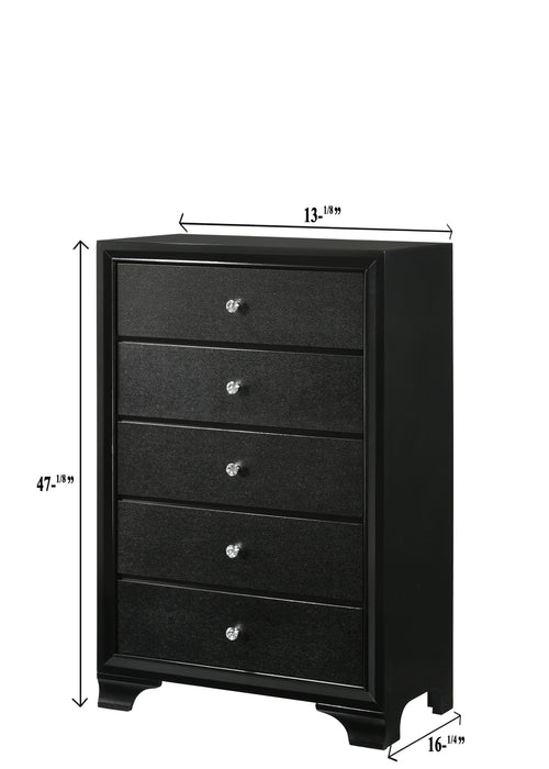 Micah Chest of Drawers In Black