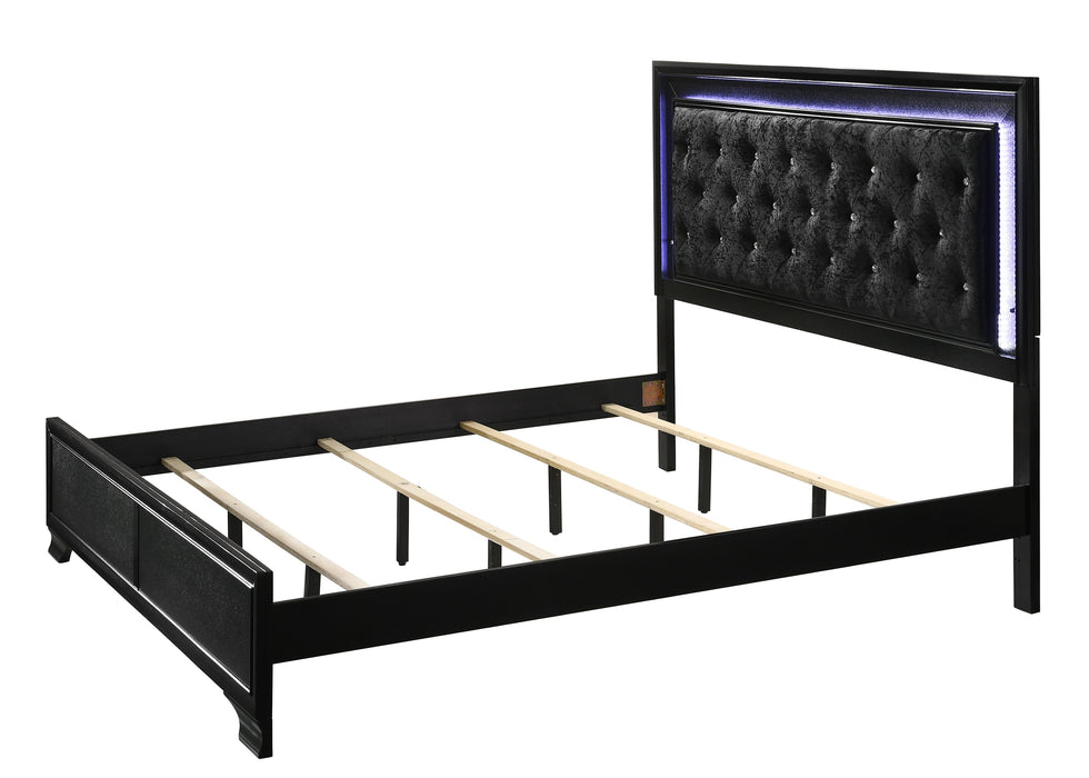 Micah Panel Bed In Black