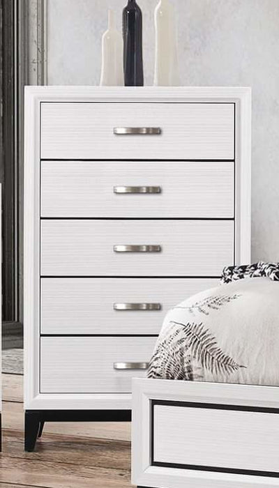 Akerson Chalk White Bedroom Suites by Crown Mark